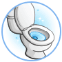 Before X-All Foam Toilet Cleaner
